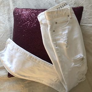 💗Host Pick 🍭 Articles of Society • White Ripped Boyfriend Jeans